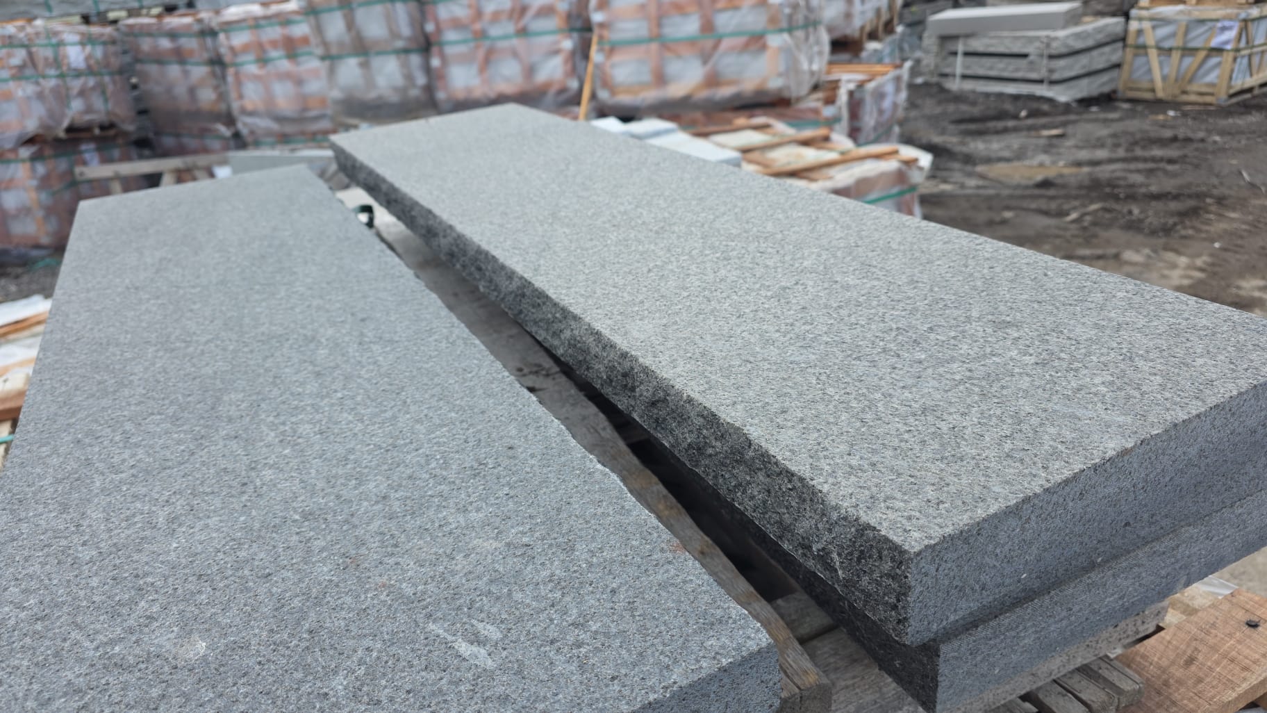Black granite natural stone filler cap